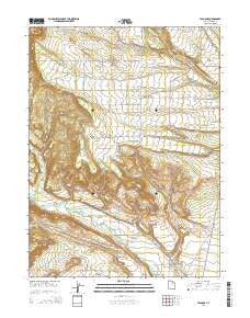 Talmage Utah Current topographic map, 1:24000 scale, 7.5 X 7.5 Minute, Year 2014