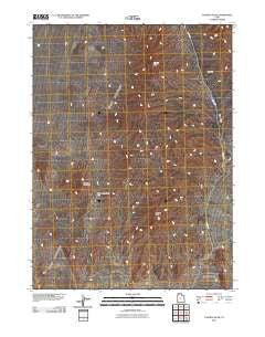 Tangent Peak Utah Historical topographic map, 1:24000 scale, 7.5 X 7.5 Minute, Year 2011