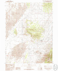 Tanner Creek Narrows Utah Historical topographic map, 1:24000 scale, 7.5 X 7.5 Minute, Year 1986