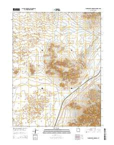 Tanner Creek Narrows Utah Current topographic map, 1:24000 scale, 7.5 X 7.5 Minute, Year 2014
