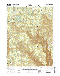 Taylor Mountain Utah Current topographic map, 1:24000 scale, 7.5 X 7.5 Minute, Year 2014