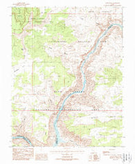 Teapot Rock Utah Historical topographic map, 1:24000 scale, 7.5 X 7.5 Minute, Year 1988