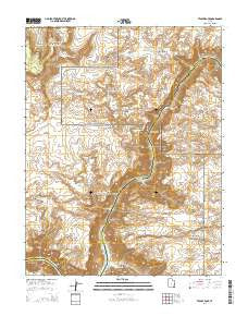 Teapot Rock Utah Current topographic map, 1:24000 scale, 7.5 X 7.5 Minute, Year 2014