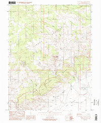 Temple Mountain Utah Historical topographic map, 1:24000 scale, 7.5 X 7.5 Minute, Year 1988