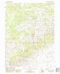 Temple Mountain Utah Historical topographic map, 1:24000 scale, 7.5 X 7.5 Minute, Year 1988