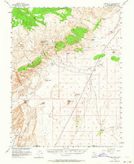 Temple Mtn Utah Historical topographic map, 1:62500 scale, 15 X 15 Minute, Year 1953