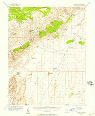 Temple Mtn Utah Historical topographic map, 1:62500 scale, 15 X 15 Minute, Year 1953