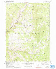 Temple Peak Utah Historical topographic map, 1:24000 scale, 7.5 X 7.5 Minute, Year 1969