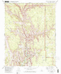 Temple of Sinawava Utah Historical topographic map, 1:24000 scale, 7.5 X 7.5 Minute, Year 1980