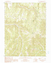 Tenmile Canyon South Utah Historical topographic map, 1:24000 scale, 7.5 X 7.5 Minute, Year 1991