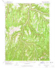 Tenmile Canyon Utah Historical topographic map, 1:62500 scale, 15 X 15 Minute, Year 1963