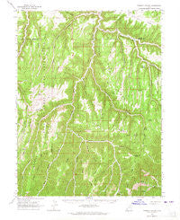 Tenmile Canyon Utah Historical topographic map, 1:62500 scale, 15 X 15 Minute, Year 1963