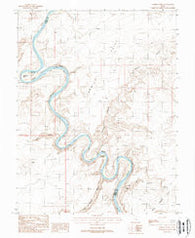 Tenmile Point Utah Historical topographic map, 1:24000 scale, 7.5 X 7.5 Minute, Year 1988