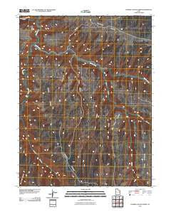 Tenmile Canyon North Utah Historical topographic map, 1:24000 scale, 7.5 X 7.5 Minute, Year 2011