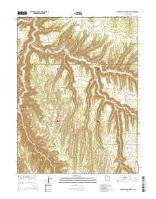 Tenmile Canyon North Utah Current topographic map, 1:24000 scale, 7.5 X 7.5 Minute, Year 2014