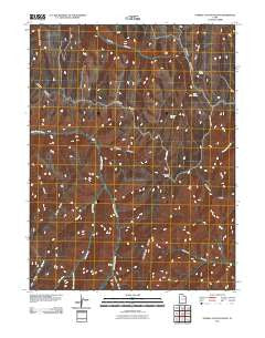 Tenmile Canyon South Utah Historical topographic map, 1:24000 scale, 7.5 X 7.5 Minute, Year 2011