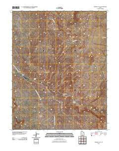 Tenmile Flat Utah Historical topographic map, 1:24000 scale, 7.5 X 7.5 Minute, Year 2011