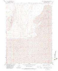 Terrace Mountain East Utah Historical topographic map, 1:24000 scale, 7.5 X 7.5 Minute, Year 1983
