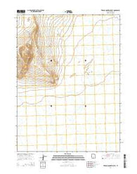 Terrace Mountain East Utah Current topographic map, 1:24000 scale, 7.5 X 7.5 Minute, Year 2014