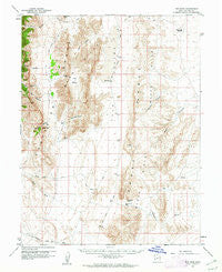 The Barn Utah Historical topographic map, 1:62500 scale, 15 X 15 Minute, Year 1960