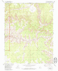 The Barracks Utah Historical topographic map, 1:24000 scale, 7.5 X 7.5 Minute, Year 1980