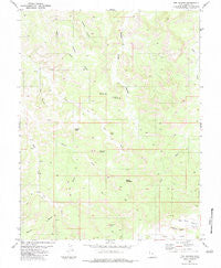 The Blocks Utah Historical topographic map, 1:24000 scale, 7.5 X 7.5 Minute, Year 1983