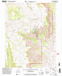 The Cap Utah Historical topographic map, 1:24000 scale, 7.5 X 7.5 Minute, Year 2001