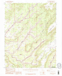 The Cheesebox Utah Historical topographic map, 1:24000 scale, 7.5 X 7.5 Minute, Year 1987