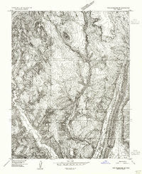 The Cockscob SW Utah Historical topographic map, 1:24000 scale, 7.5 X 7.5 Minute, Year 1955