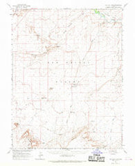 The Flat Tops Utah Historical topographic map, 1:62500 scale, 15 X 15 Minute, Year 1963