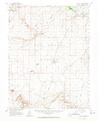 The Flat Tops Utah Historical topographic map, 1:62500 scale, 15 X 15 Minute, Year 1963