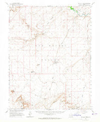 The Flat Tops Utah Historical topographic map, 1:62500 scale, 15 X 15 Minute, Year 1963