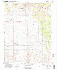 The Frying Pan Utah Historical topographic map, 1:24000 scale, 7.5 X 7.5 Minute, Year 1983