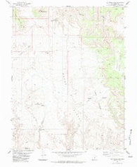 The Frying Pan Utah Historical topographic map, 1:24000 scale, 7.5 X 7.5 Minute, Year 1983