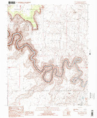 The Goosenecks Utah Historical topographic map, 1:24000 scale, 7.5 X 7.5 Minute, Year 1989