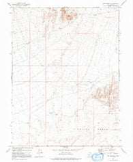 The Hogback Utah Historical topographic map, 1:24000 scale, 7.5 X 7.5 Minute, Year 1971