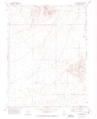 The Hogback Utah Historical topographic map, 1:24000 scale, 7.5 X 7.5 Minute, Year 1971