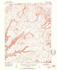 The Knoll Utah Historical topographic map, 1:62500 scale, 15 X 15 Minute, Year 1951