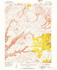 The Knoll Utah Historical topographic map, 1:62500 scale, 15 X 15 Minute, Year 1951