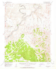 The Needles Utah Historical topographic map, 1:62500 scale, 15 X 15 Minute, Year 1953