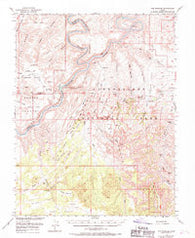 The Needles Utah Historical topographic map, 1:62500 scale, 15 X 15 Minute, Year 1953