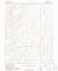 The Notch Utah Historical topographic map, 1:24000 scale, 7.5 X 7.5 Minute, Year 1987