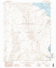 The Rincon NE Utah Historical topographic map, 1:24000 scale, 7.5 X 7.5 Minute, Year 1987