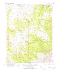The Wickiup Utah Historical topographic map, 1:62500 scale, 15 X 15 Minute, Year 1954