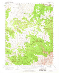 The Wickiup Utah Historical topographic map, 1:62500 scale, 15 X 15 Minute, Year 1954