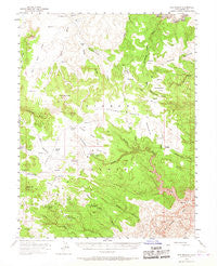 The Wickiup Utah Historical topographic map, 1:62500 scale, 15 X 15 Minute, Year 1954