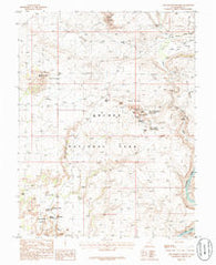The Windows Section Utah Historical topographic map, 1:24000 scale, 7.5 X 7.5 Minute, Year 1985
