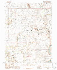 The Windows Section Utah Historical topographic map, 1:24000 scale, 7.5 X 7.5 Minute, Year 1985