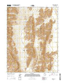 The Barn Utah Current topographic map, 1:24000 scale, 7.5 X 7.5 Minute, Year 2014