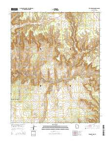 The Barracks Utah Current topographic map, 1:24000 scale, 7.5 X 7.5 Minute, Year 2014
